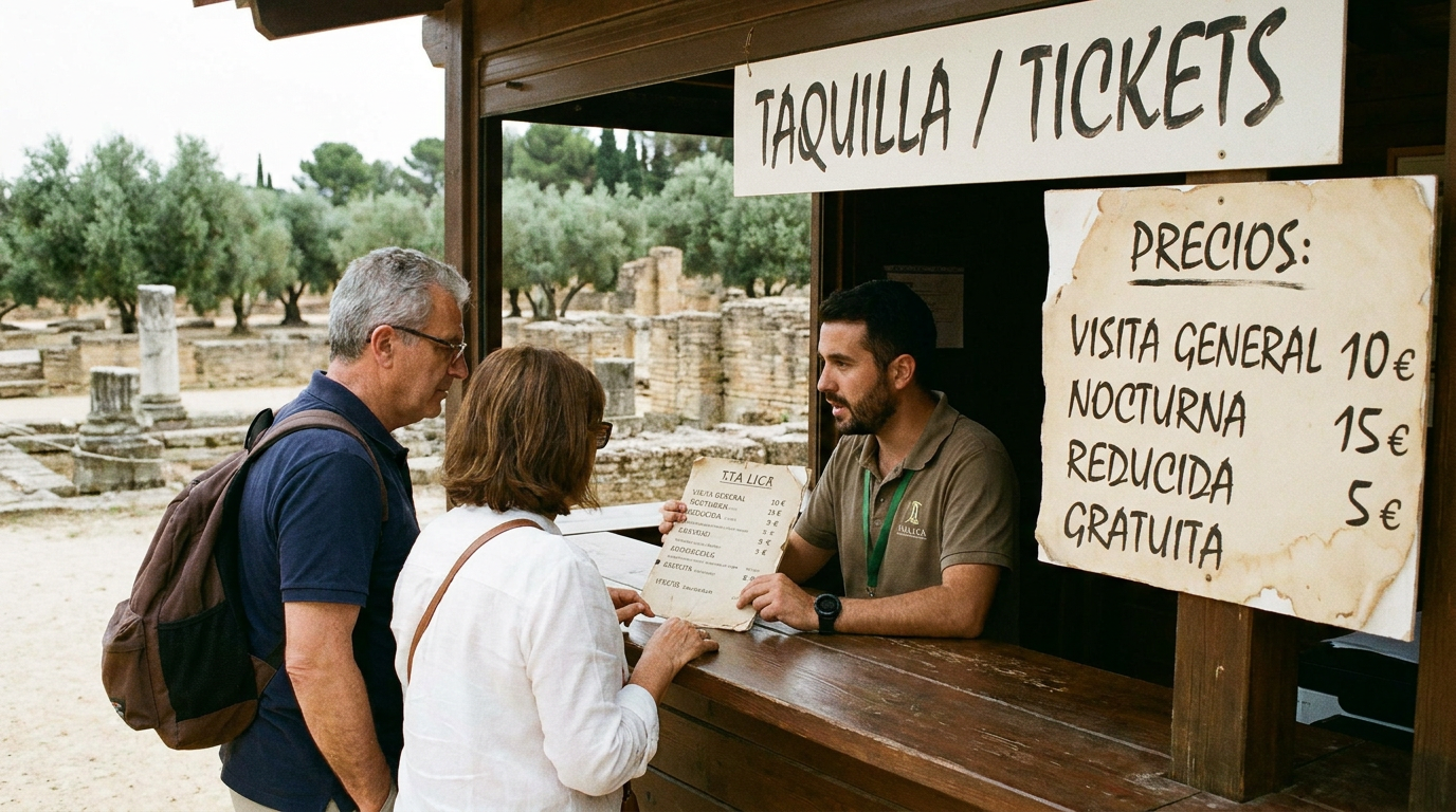Entradas Itálica en Sevilla: qué incluye y cómo contratarlo 1 Ilustración de la sección ¿Cuál es el precio de cada tipo de visita?