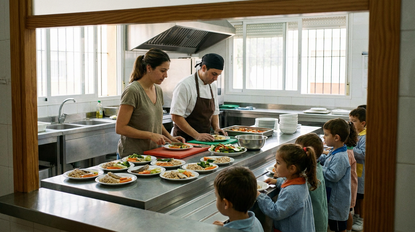 Ilustración de la sección Dieta saludable para niños pequeños: qué incluye y qué no