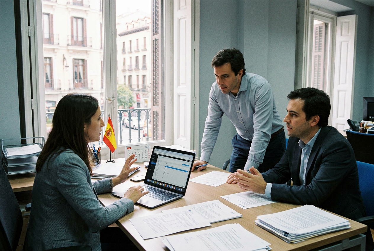 Ilustración de la sección Particularidades para España