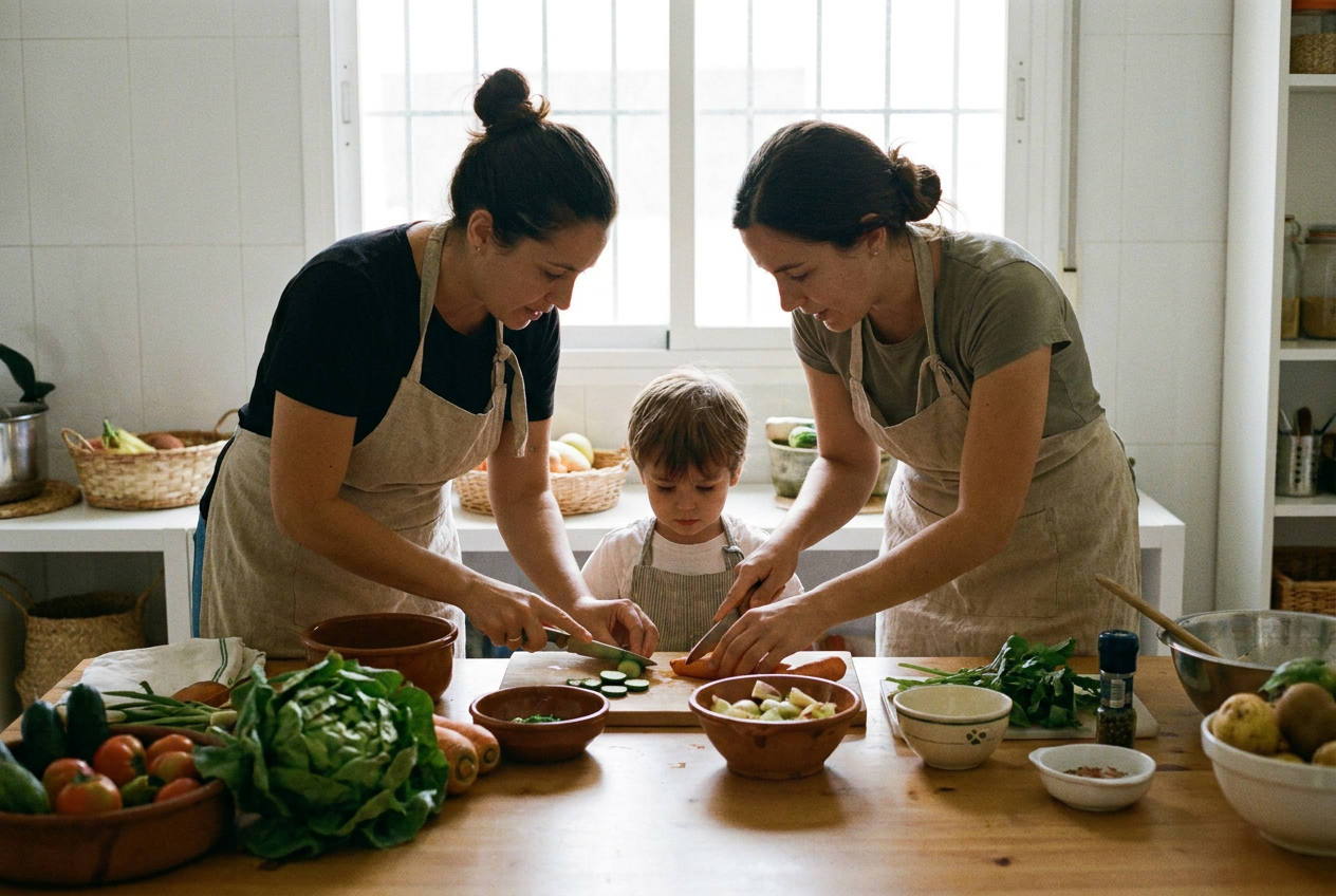 Ilustración de la sección ¿Por qué es importante la dieta saludable en un comedor infantil?