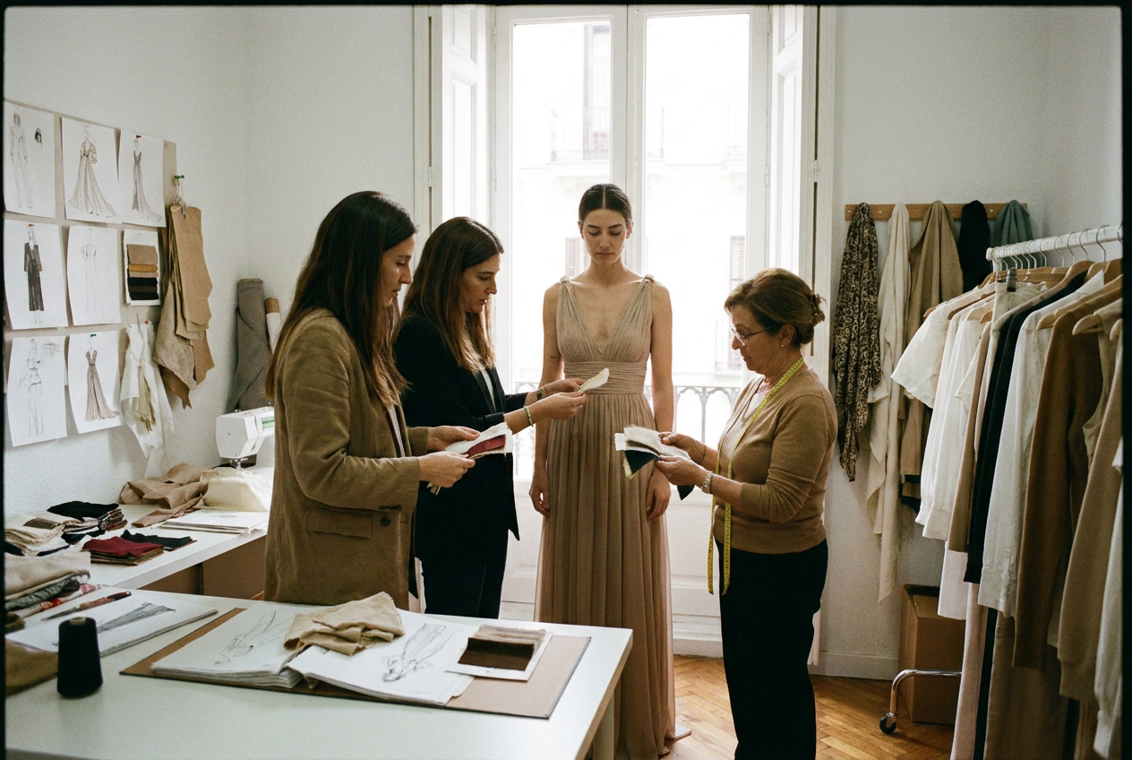 Tienda de moda femenina online España en España 2 Ilustración de la sección Ropa para invitadas en eventos especiales en España